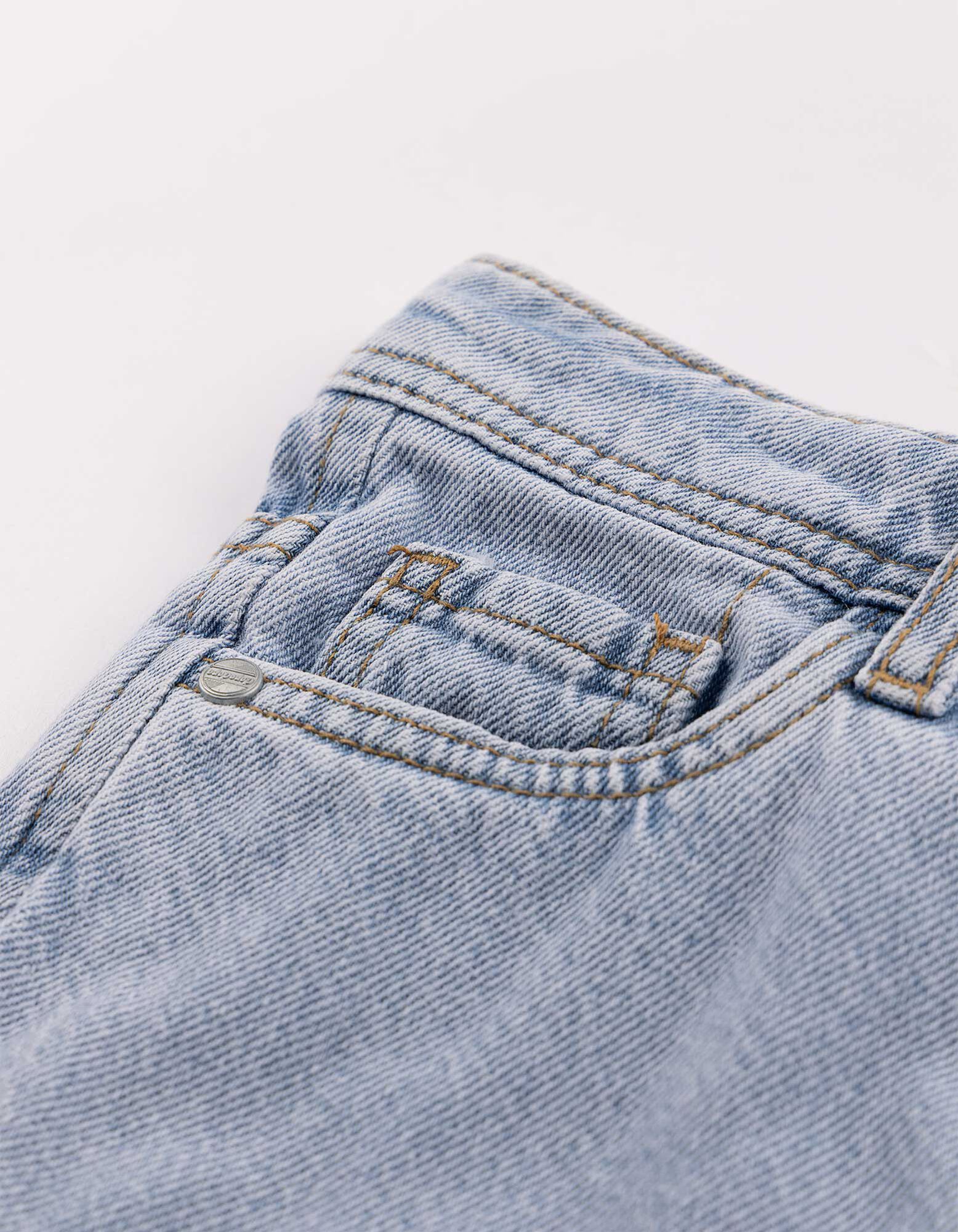 Jeans - Applikation - Hellblau