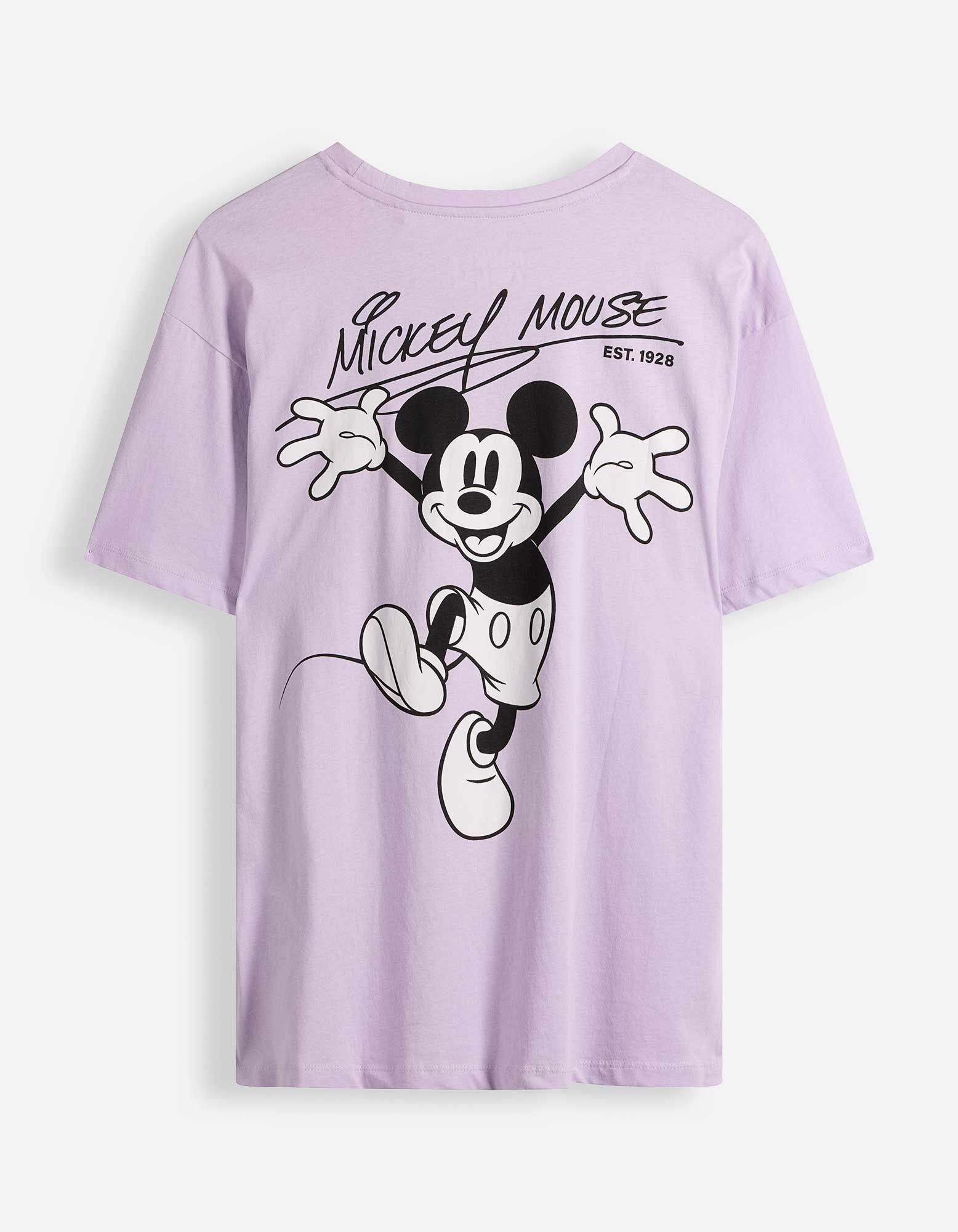 T-shirt - Mickey Mouse - Lichtroze