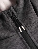 Jakna za boravak u prirodi - Poliester i najlon - tamno-siva