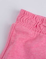Shorts - Schleifenapplikation - pink