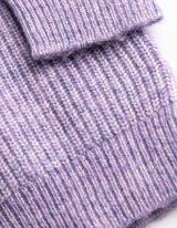 Pullover - Meliert - Lila