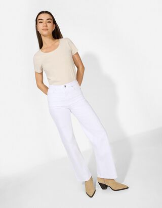 Jeans - Denim - wei&szlig;