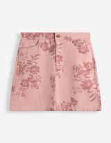 Midirock - Florales Muster - Rosa