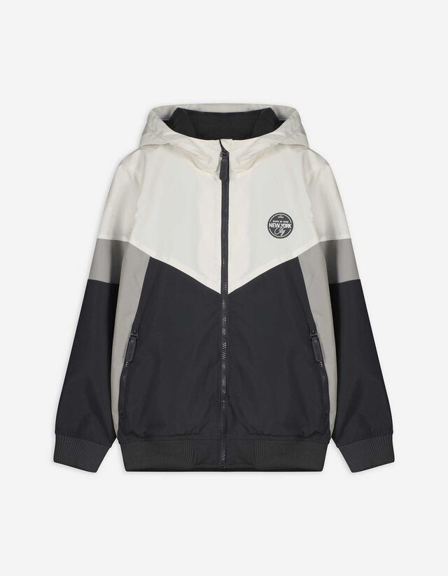 Jacke - Mehrfarbiges Design - weiß
