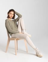 Džemper - Varijanta veće veličine - tamno-zelena