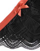 brazyliany - koronka - czarny