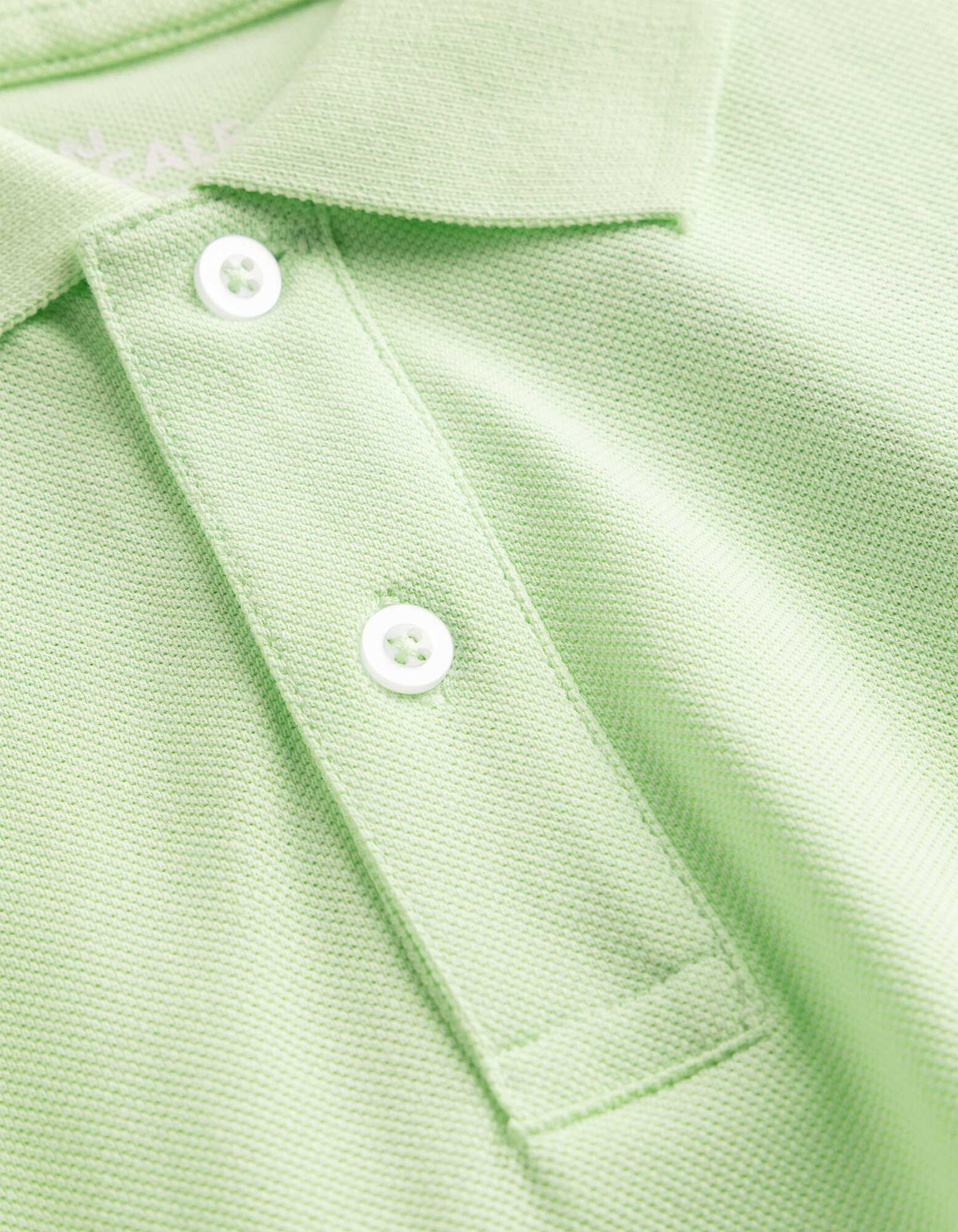 Poloshirt - einfarbig - Lime