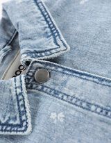 Giacca scamiciata - Oversized Fit - blu