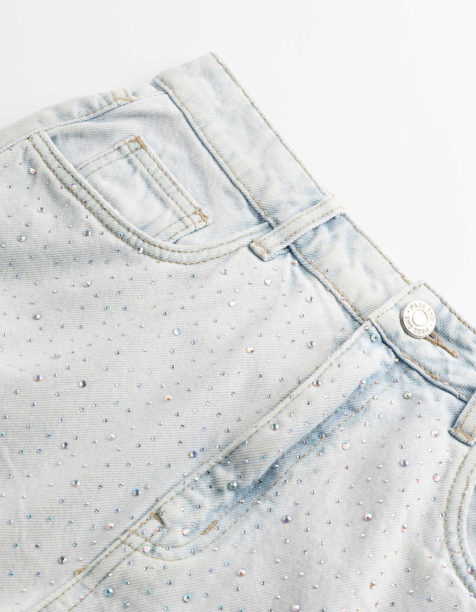 Jeansshorts - Regular Fit - Hellblau