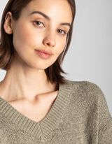 Džemper - Varijanta veće veličine - tamno-zelena