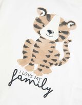 Set van shirt en broek - Print all-over - turkoois