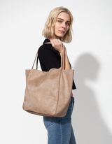 Borsa - Similpelle - beige