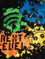 Majica kratkih rukava - Prednji otisak - crno