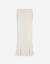Broek met uitlopende pijpen - Uitlopende pasvorm - beige