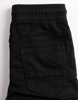 Cargo broek - Met stretch - zwart