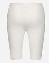 Kolesarske hlače - Me&scaron;anica bombaža - belo