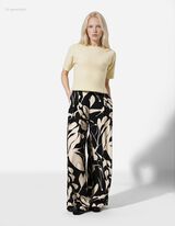 Broek - Print all-over - Zwart