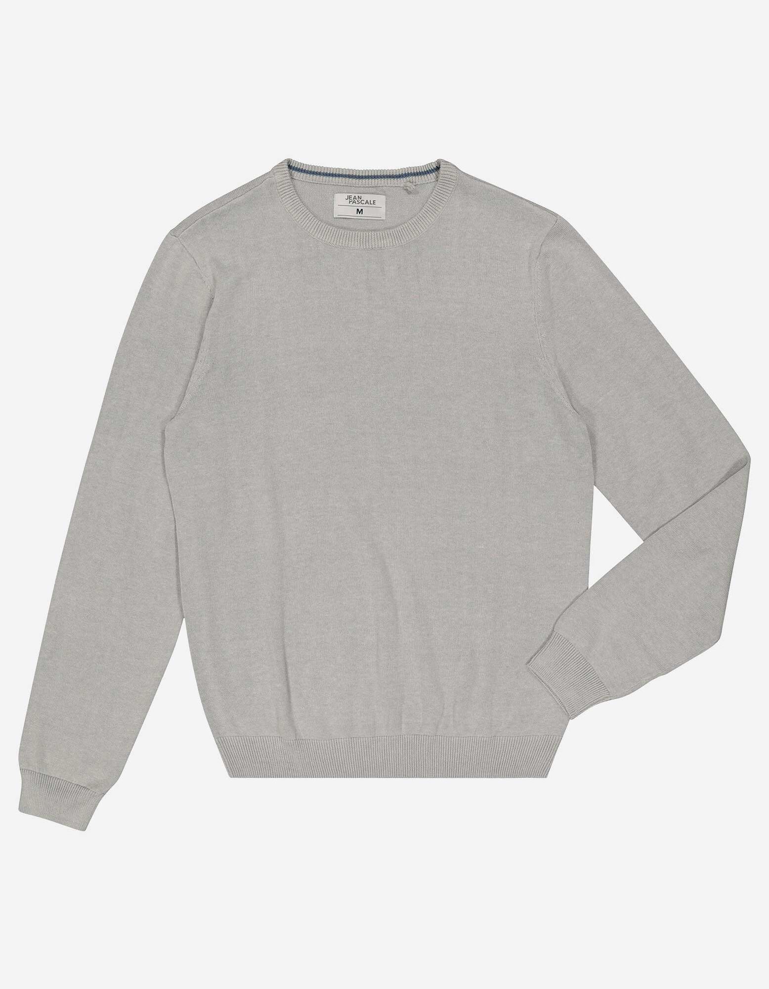 Pullover - Elastische Abschl&uuml;sse - Hellgrau
