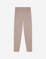 Leggings - Structură cu nervuri - Bej