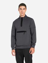 Pulover - Prednji džep - tamno siva