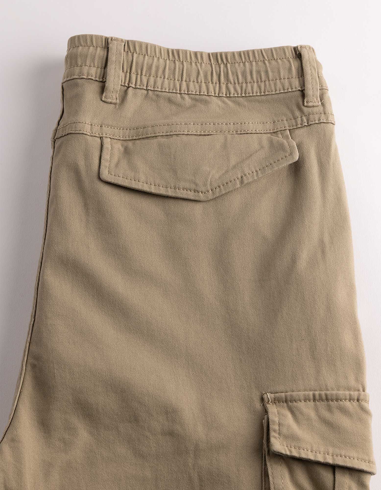 Cargohose - Twill - Beige