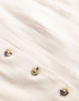 Gilet - Aspect lin - Beige