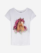 T-shirt - Print - wit