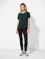 T-shirt - Ademend - donkergroen