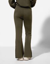 Hose - einfarbig - dunkelgr&uuml;n