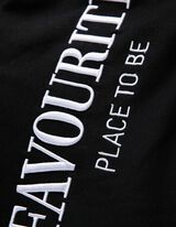 Dukserica sa kapuljačom - vezivanje - crno