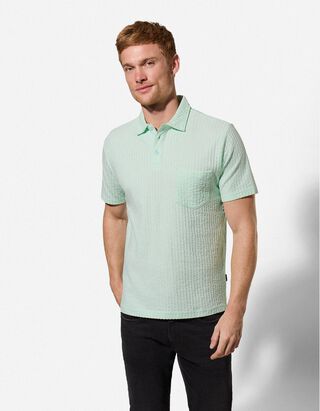 Poloshirt - Relax Fit - hellblau