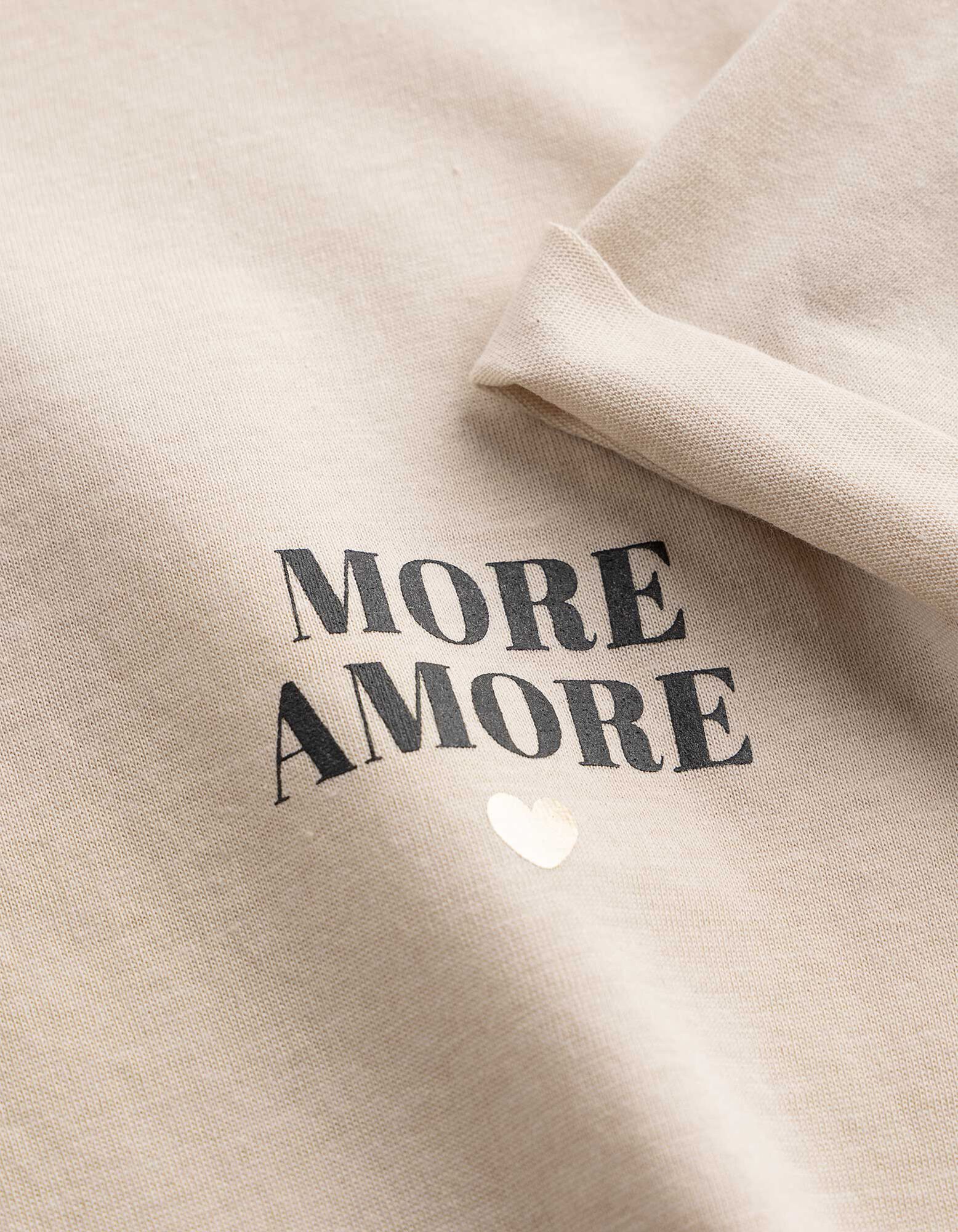 Shirt - Frontprint - Beige