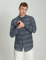 Ko&scaron;ulja - Print po čitavoj povr&scaron;ini - tamno plava