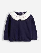 Set aus Sweatshirt und Leggings - Bubikragen - Dunkelblau