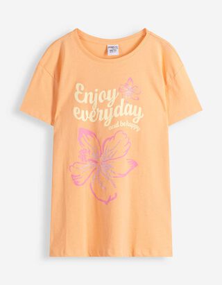T-Shirt - Frontprint - Orange