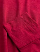 Langarmshirt - Rundhals-Ausschnitt - Orange