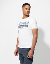 T-shirt - Druk z przodu - bialy