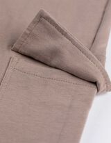 Cargohose - Aufgesetze Taschen - hellbraun