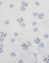 Pyjama set van shirt en broek - Print all-over - wit