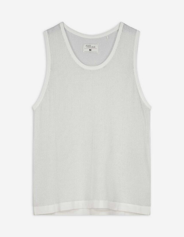 Tanktop - Strick - weiß