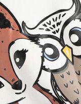 Mikina - Potlač - biely