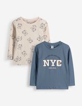 Langarmshirt - 2er-Pack
