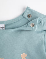 Hossz&uacute; ujj&uacute; felső - El&uuml;lső nyomtat&aacute;s - vilagoskek