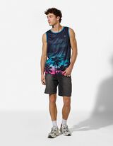 Tanktop - Mesh - blau