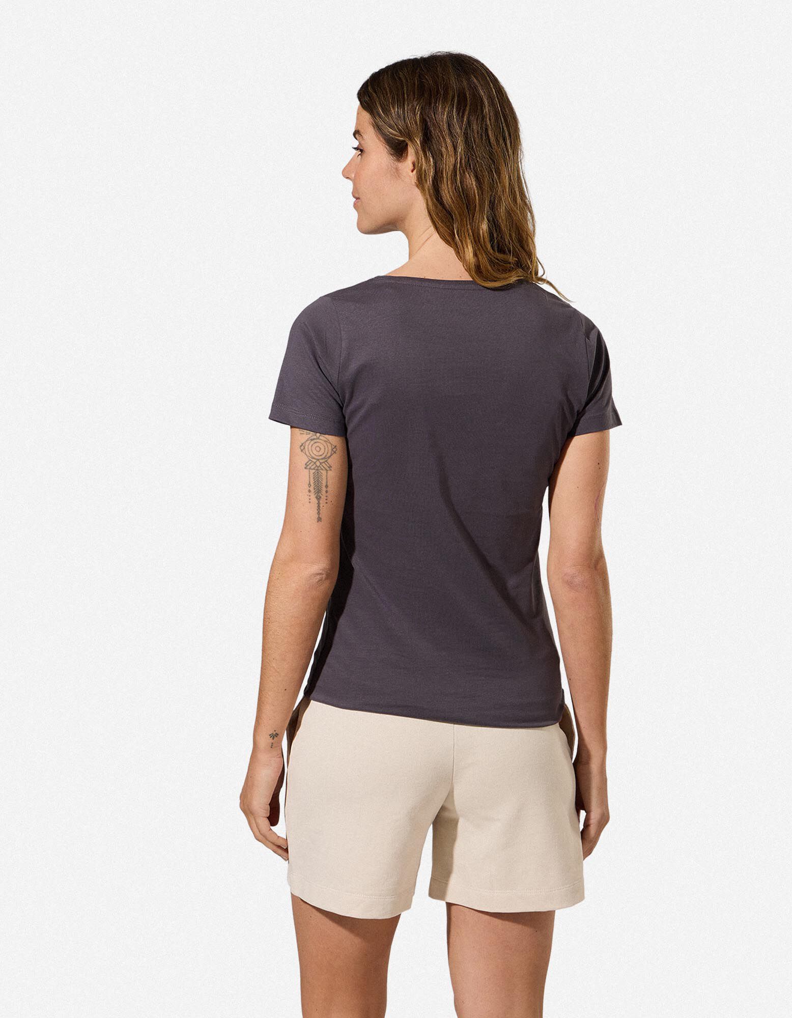 T-Shirt - Stretchanteil - Dunkelgrau
