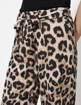 Pantalone - Leopard print - bez