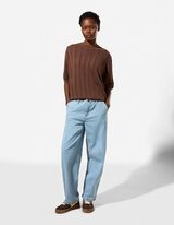 Trui - Breigoed - bruin