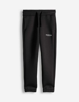 Jogginghose - Scuba - schwarz