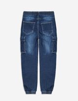 Hlače vojničkog stila - Relaxed Fit - tamno plava