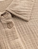 Bluse - Musselin - beige